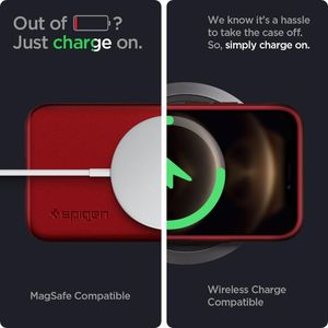 Spigen SPIGEN THIN FIT ETUI NA IPHONE 12 / 12 PRO CZERWONE 3