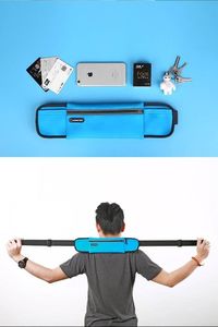 Ugreen Ugreen pas do biegania odblaskowa odblaski saszetka nerka na etui na telefon z wyjściem na słuchawki czarny (20818 LP112) 13