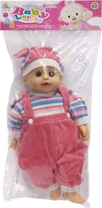 KIK Lalka Maja bobas z dźwiękiem różowa 40cm 4