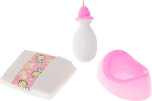 KIK Lalka bobas Emilka siusiająca dźwięk + nocnik 35cm 5