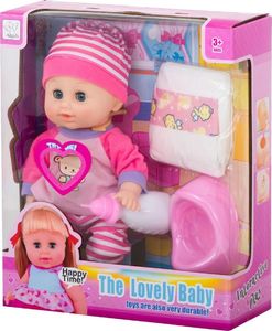 KIK Lalka bobas Emilka siusiająca dźwięk + nocnik 35cm 6