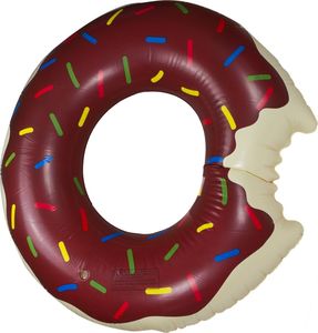 KIK Koło dmuchane Donut brązowe 1