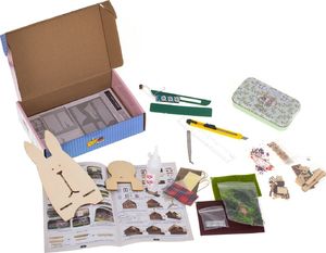 KIK Domek dla lalek w pudełku miniaturka chatka 2