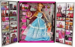 Lean Sport Lalka niebieska suknia balowa dodatki 3