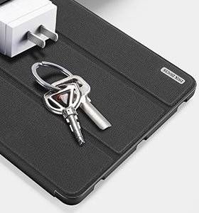 Etui na tablet Dux Ducis DUX DUCIS Domo składany pokrowiec etui na tablet z funkcją Smart Sleep podstawka Samsung Galaxy Tab S7+ (S7 Plus) niebieski 15