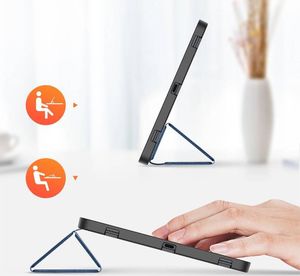 Etui na tablet Dux Ducis DUX DUCIS Domo składany pokrowiec etui na tablet z funkcją Smart Sleep podstawka Samsung Galaxy Tab S7+ (S7 Plus) niebieski 4
