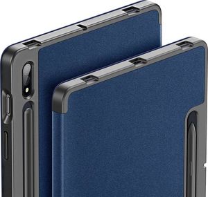 Etui na tablet Dux Ducis DUX DUCIS Domo składany pokrowiec etui na tablet z funkcją Smart Sleep podstawka Samsung Galaxy Tab S7+ (S7 Plus) niebieski 8