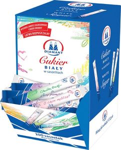 Diamant Cukier biały DIAMAT, w saszetkach, 200 x 5 g 2