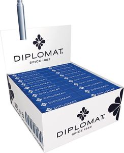 Diplomat Naboje atramentowe niebieskie 6 sztuk 2