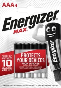 Energizer Bateria Max AAA / R03 4 szt. 1