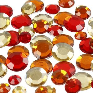 Creativ Company A/S Dżety Okrągłe 3 rozm. Czerwono Złote 2