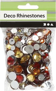 Creativ Company A/S Dżety Okrągłe 3 rozm. Czerwono Złote 3