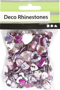 Creativ Company A/S Dżety Serca 3 rozm. Różowo Fioletowe 3