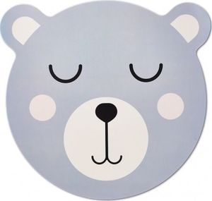 Zeller Podkładka "Niedźwiedź", plastikowa, niebieska, 38 cm 1
