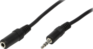 Kabel LogiLink Jack 3.5mm - Jack 3.5mm 3m czarny (CA1054) 1
