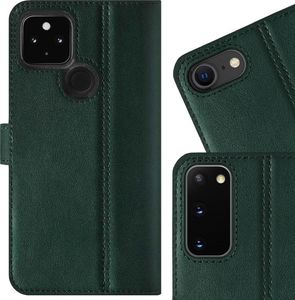 Surazo Etui na telefon Surazo ze skóry naturalnej Wallet case - Dakota Zielona 5