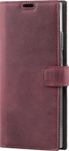 Surazo Etui na telefon Surazo ze skóry naturalnej Wallet case - Nubuk Burgund 5