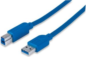 Kabel USB Manhattan A -> B 2.00m (393881) 1