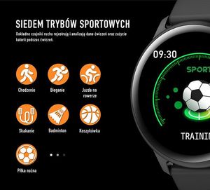 Smartwatch Gino Rossi SW010-10 Różowy  (SW010-10) 16