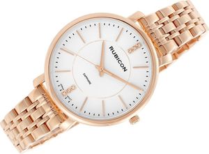 Zegarek Rubicon ZEGAREK DAMSKI RUBICON RNBE52 - SZAFIROWE SZKŁO (zr616c) 2