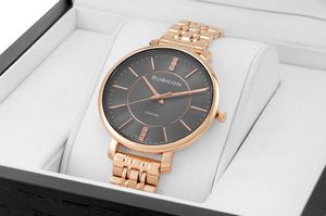 Zegarek Rubicon ZEGAREK DAMSKI RUBICON RNBE52 - SZAFIROWE SZKŁO (zr616d) 5