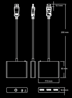 Club 3D DisplayPort - DisplayPort, Czarny (CSV-5300A) 11