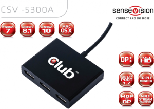 Club 3D DisplayPort - DisplayPort, Czarny (CSV-5300A) 9