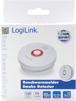 LogiLink Czujnik dymu z certyfikatem VdS (SC0006) 6