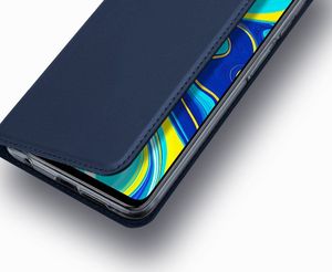 Braders Etui Dux Ducis + szkło ochronne do Xiaomi Redmi Note 9 Pro / 9 Pro Max / 9S niebieski 15