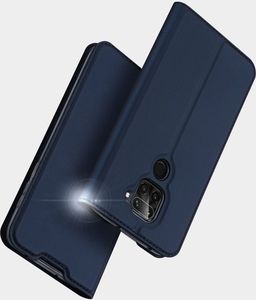 Braders Etui Dux Ducis z klapką+ szkło płaskie do Xiaomi Redmi Note 9 / Redmi 10X niebieski 15