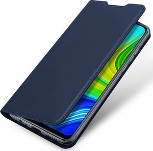 Braders Etui Dux Ducis z klapką+ szkło płaskie do Xiaomi Redmi Note 9 / Redmi 10X niebieski 6