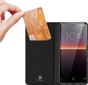 Braders Etui Dux Ducis + szkło pełne do Sony Xperia L4 Czarny 2