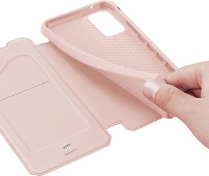 Dux Ducis Etui pokrowiec z klapką DUX DUCIS Skin X do Samsung Galaxy A41 różowy 6