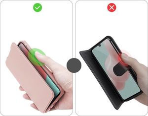 Dux Ducis Etui pokrowiec z klapką DUX DUCIS Skin X do Samsung Galaxy A41 różowy 8