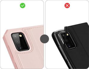 Dux Ducis Etui pokrowiec z klapką DUX DUCIS Skin X do Samsung Galaxy A41 różowy 9