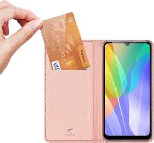 Dux Ducis Etui z klapką DUX DUCIS Skin Pro do Huawei Y6p różowy 2