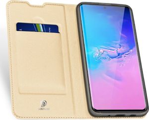 Dux Ducis Etui pokrowiec z klapką DUX DUCIS Skin Pro do Samsung Galaxy S20 Ultra złoty 3