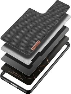 Dux Ducis Etui Fino Dux Ducis Nylonowe Pokrycie do Samsung Galaxy S21 Ultra 5G czarny 7
