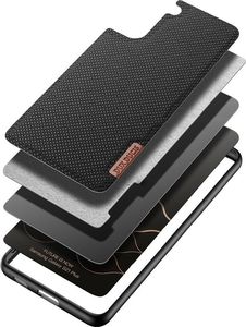 Dux Ducis Etui Fino Dux Ducis Nylonowe Pokrycie do Samsung Galaxy S21+ 5G (S21 Plus 5G) czarny 6
