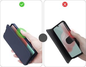 Dux Ducis Etui pokrowiec z klapką DUX DUCIS Skin X do Samsung Galaxy A41 niebieski 8