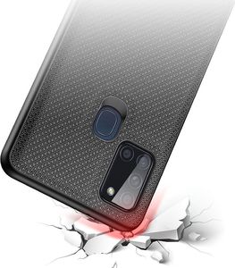 Dux Ducis Etui Fino Dux Ducis Nylonowe Pokrycie do Samsung Galaxy A21S czarny 4