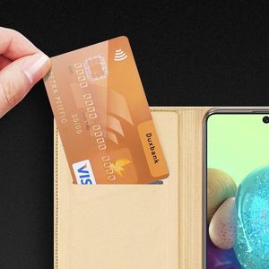 Dux Ducis Etui z klapką DUX DUCIS Skin Pro do Samsung Galaxy A71 złoty 8