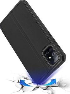 Dux Ducis Etui pokrowiec z klapką DUX DUCIS Skin X do Samsung Galaxy A71 czarny 4