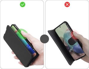 Dux Ducis Etui pokrowiec z klapką DUX DUCIS Skin X do Samsung Galaxy A71 czarny 8