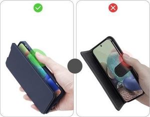 Dux Ducis Etui z klapką DUX DUCIS Skin X do Samsung Galaxy A71 niebieski 14
