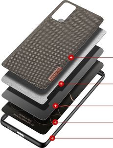 Dux Ducis Etui Fino Dux Ducis Nylonowe Pokrycie do Samsung Galaxy S20 FE 5G zielony 2