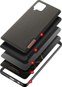 Dux Ducis Etui Fino Dux Ducis Nylonowe Pokrycie do Samsung Galaxy A42 5G zielony 2