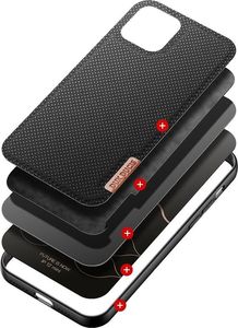 Dux Ducis Etui Fino Dux Ducis Nylonowe Pokrycie do iPhone 12 mini czarny 2