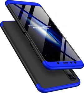 GKK Etui na całą obudowę przód + tył do Samsung Galaxy A9 2018 czarno-niebieski 3