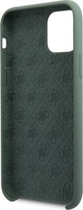 Guess Oryginalne Etui Guess do iPhone 11 Pro Max khaki hard case Silicone Tone On Tone 4